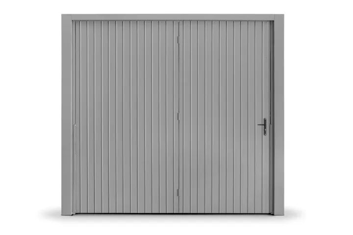 Portão de Garagem de Contrapeso 240x220: Segurança e praticidade c/ porta auxiliar - Foto 5