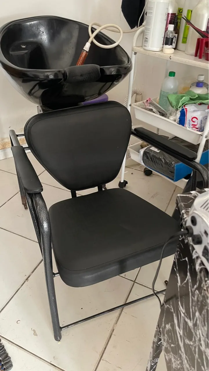Cadeira e Lavatório para Salão de Beleza