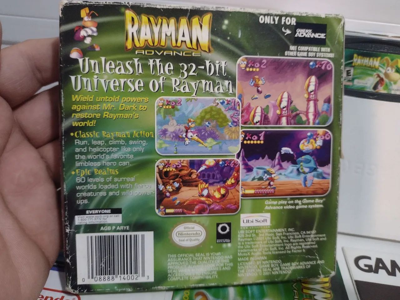 Rayman Advance Original GBA Game Boy Advance 64308814807171122