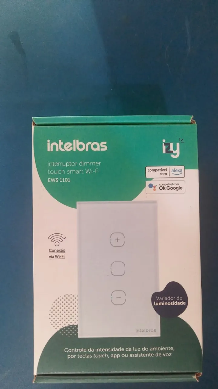 INTERUPTOR DIMMER TOUCH SMART WI-FI EWS 1101 NOVO LACRADO FRETE GRÁTIS PARA MACEIÓ