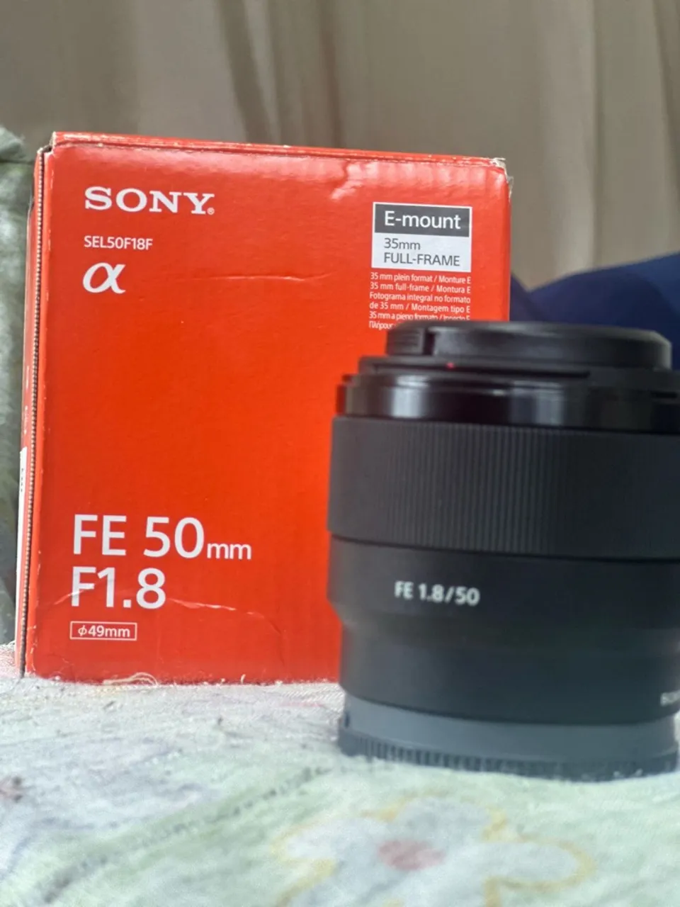 Lente Sony FE 50mm f/1.8 - E-mount Full Frame