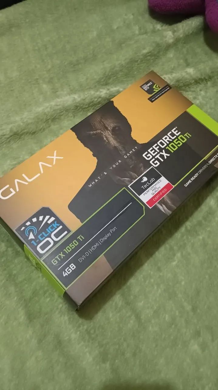 Placa de vídeo Galax GeForce GTX 1050 Ti - 4GB GDDR5