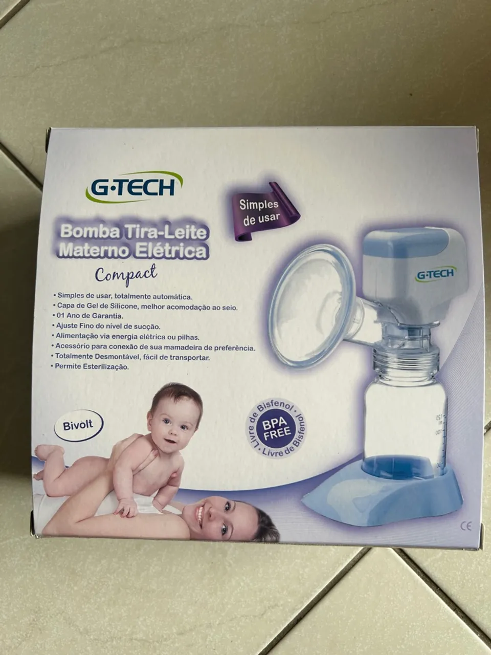 EXTRATORA DE LEITE MATERNO G-TECH ESTADO DE NOVA!! IMPERDÍVEL