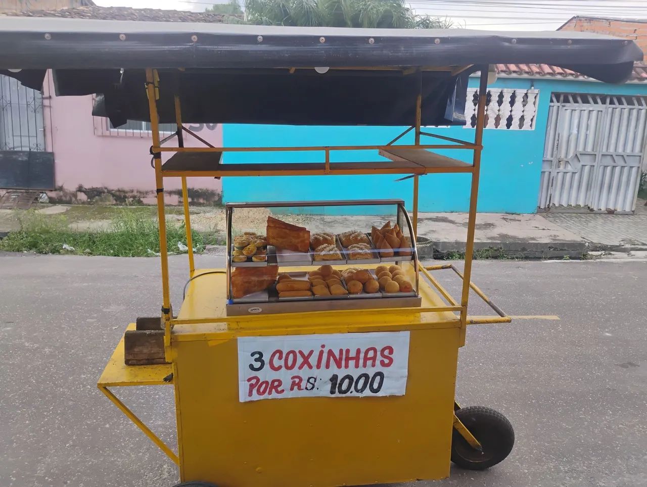 Carrinho de lanches para venda de coxinha - Foto 3