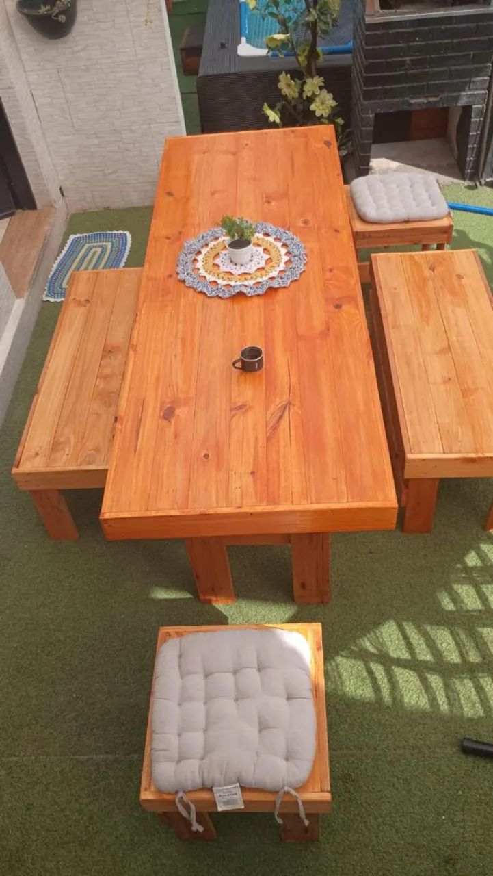 Mesa de Jantar de Pallet  - Foto 3