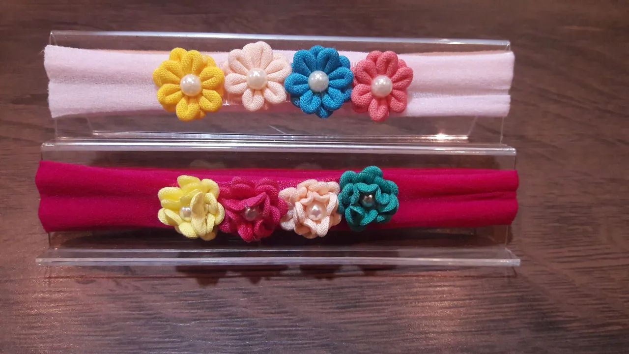 FAIXINHAS P/ BEBÊS - Flores - Foto 4