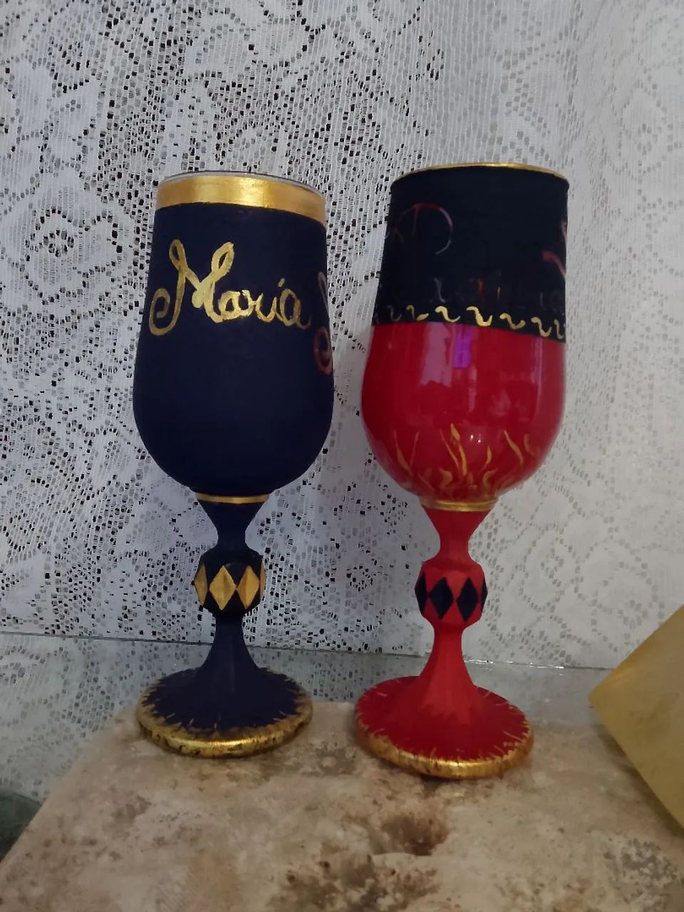 Taças decorativas personalizadas