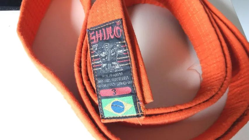 Faixa Laranja Para Kimono - Judo Karate Taekwondo - Foto 4