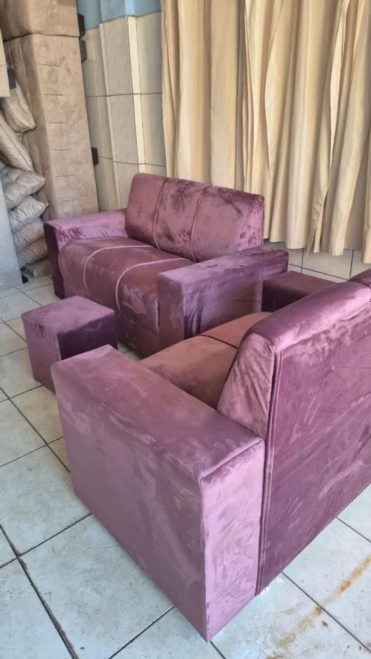 Conjuntos de sofás A pronta entrega  - Foto 4