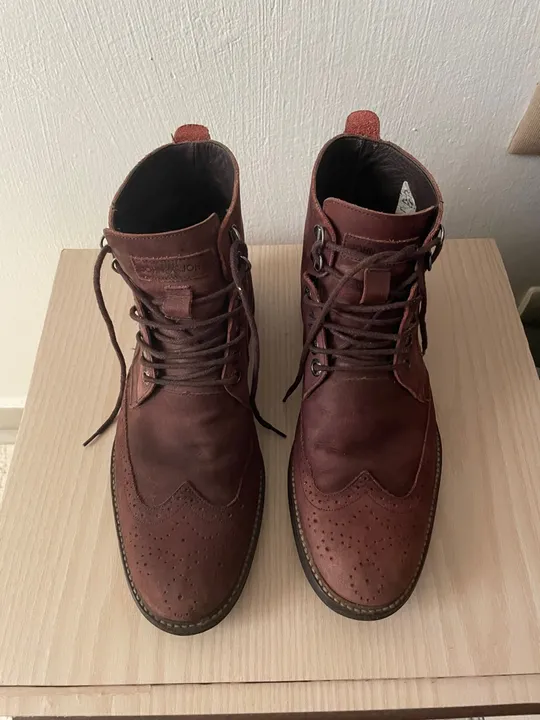 Bota de Couro John John tamanho 38 - Masculina Marrom