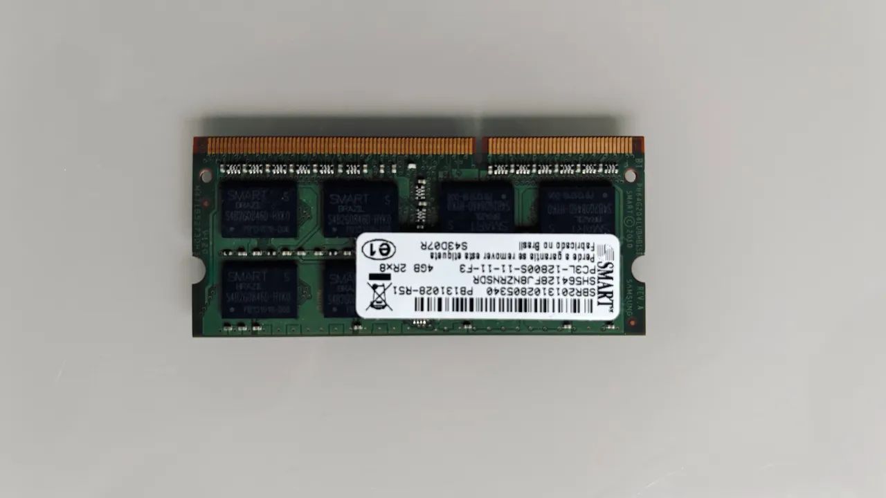 Memória DDR3 4GB sodimm