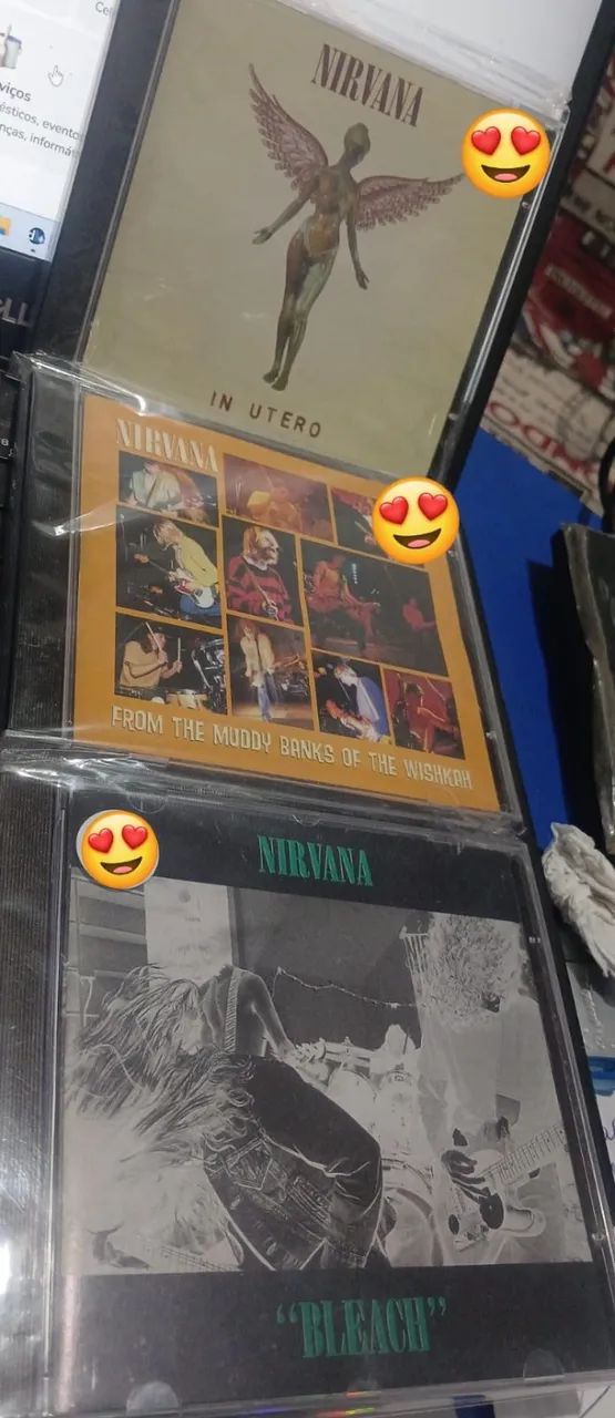 CDS NIRVANA - LOTE COM 3 CDS RAROS - 160 - CDs, DVDs etc - Centro