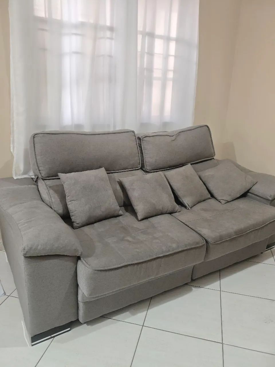 Sofá retrátil 3 lugares  - Foto 3