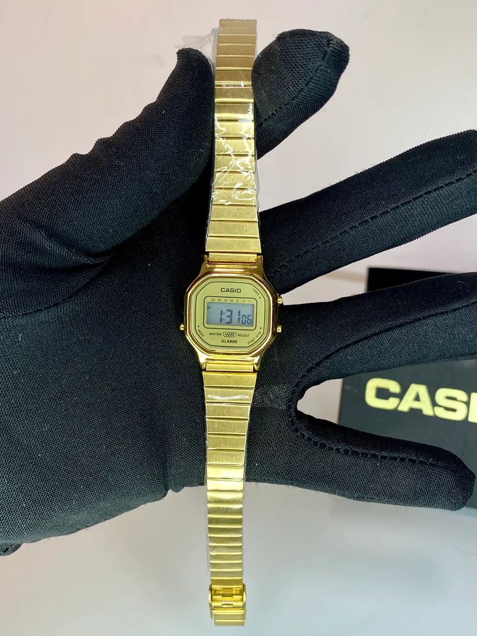 Relógio casio mini vintage collection + caixa personalizada 