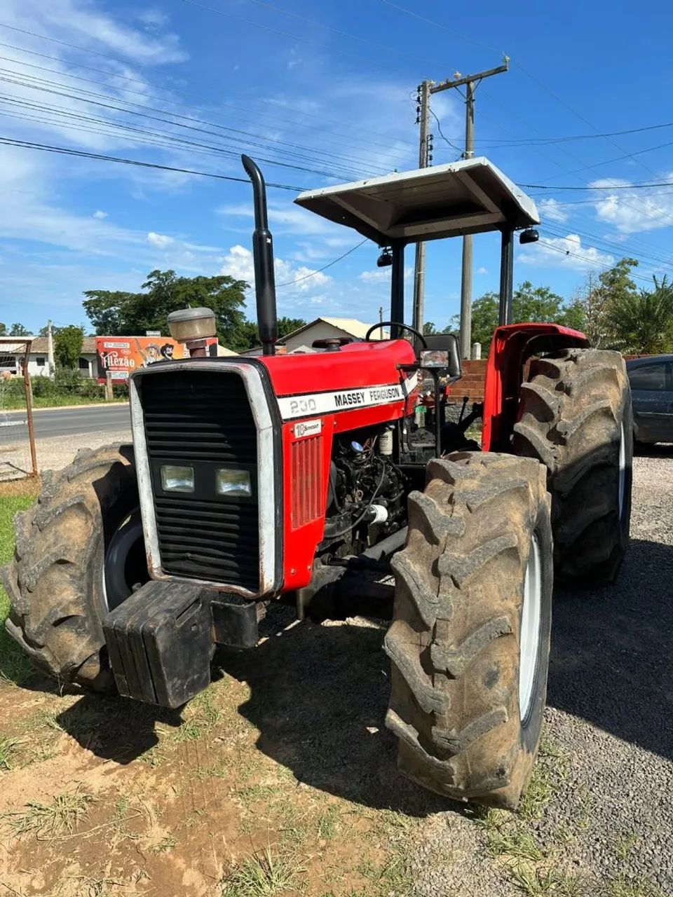 Trator mf massey ferguson 290 ano 1999 4x4 todo revisado  - Foto 5