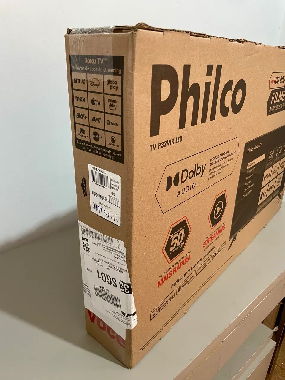 Smart TV Philco 32" Roku LED - Nova, Lacrada com NF - Foto 2