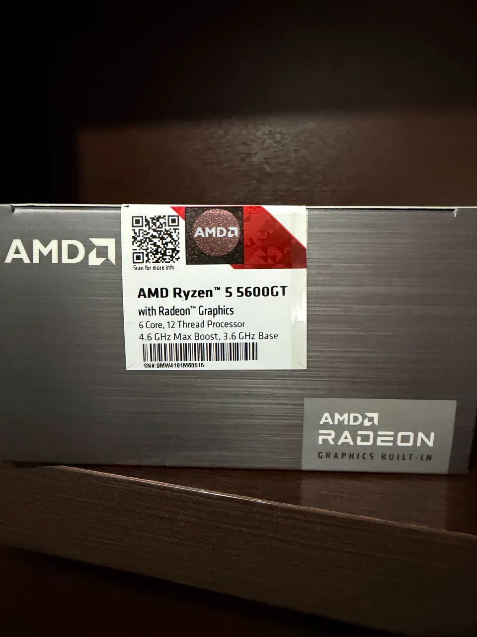 Processador RYZEN 5 5600Gt Lacrado na Caixa  - Foto 4
