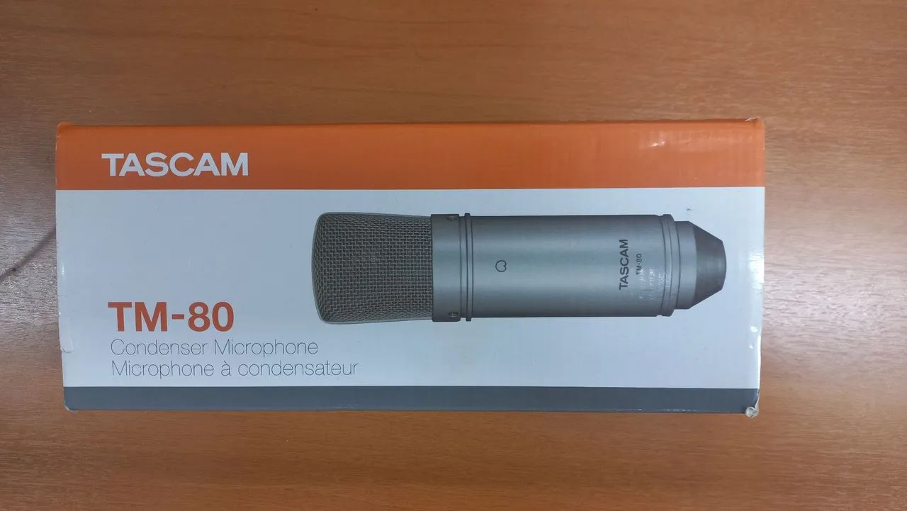Microfone Tascam TM-80 Condensador.
