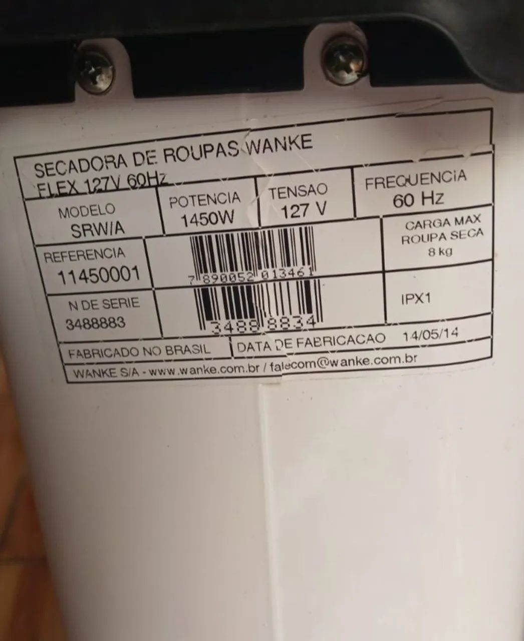 Secadora de Roupas 8kg Flex Wanke  - Foto 5