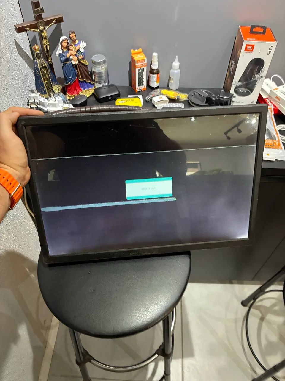 Monitor tela funcionando com avarias - Foto 3