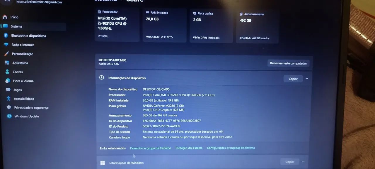 Notebook Acer aspire 5 - Foto 2