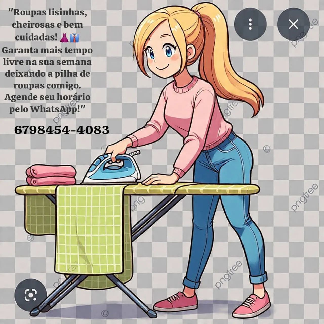 Passadeira disponível 