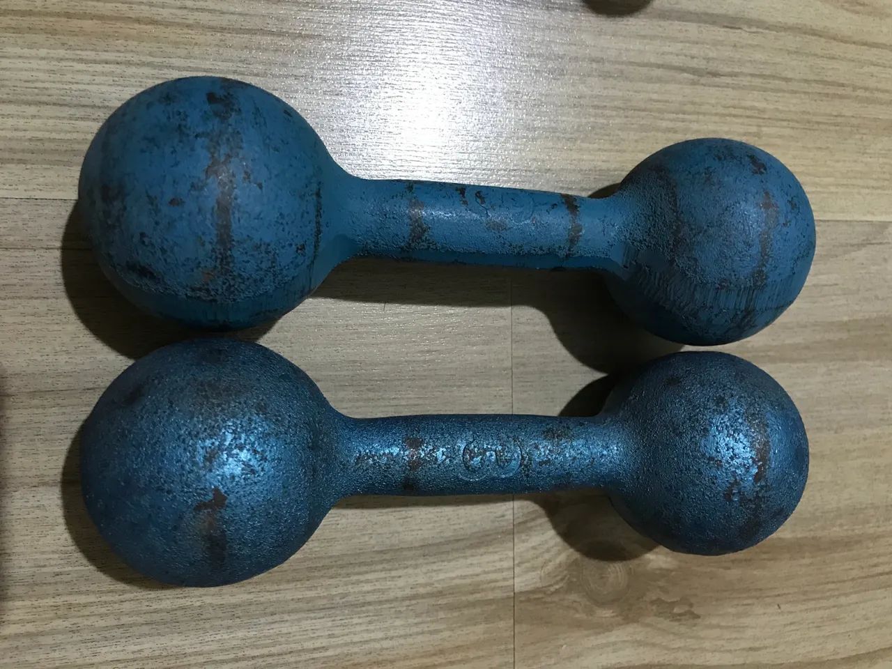 Halteres 3kg + Tornozeleiras 2kg - Foto 2