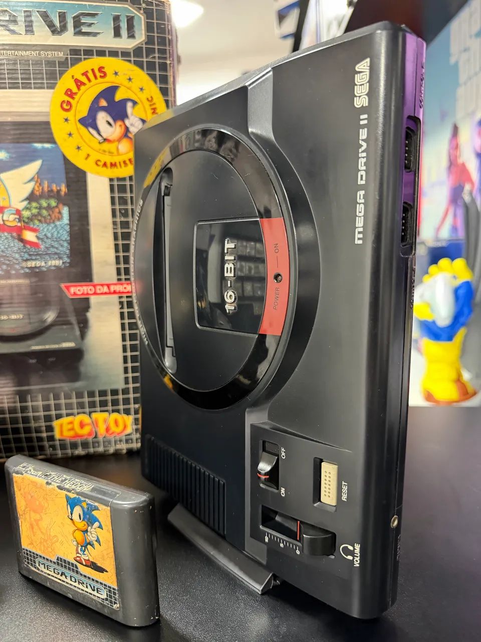 Mega Drive II + Cartucho Original Do Sonic  - Foto 3