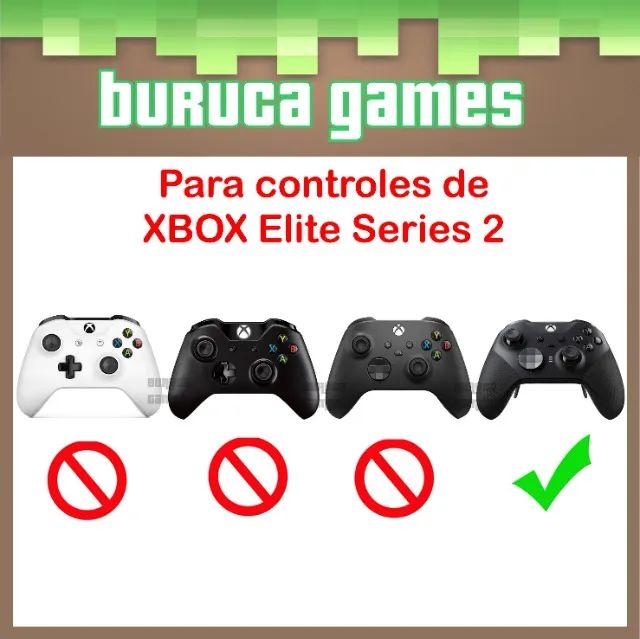 Borracha Condutiva do controle de Xbox Elite Series 2