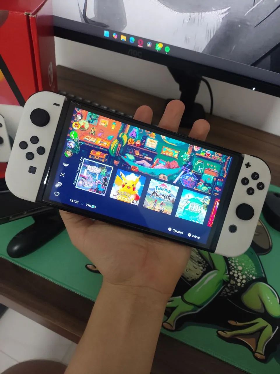 Nintendo Switch OLED desbloqueado 