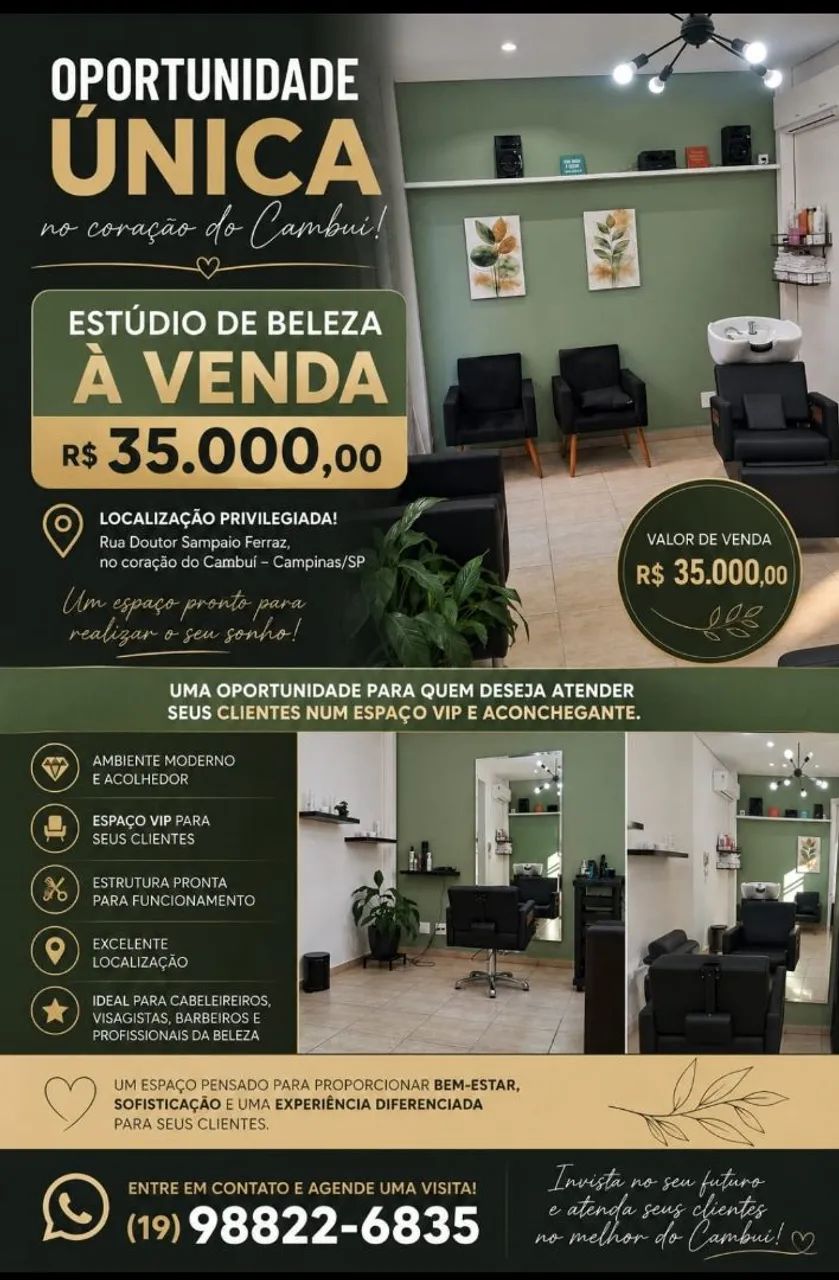 Salao de beleza no cambui 