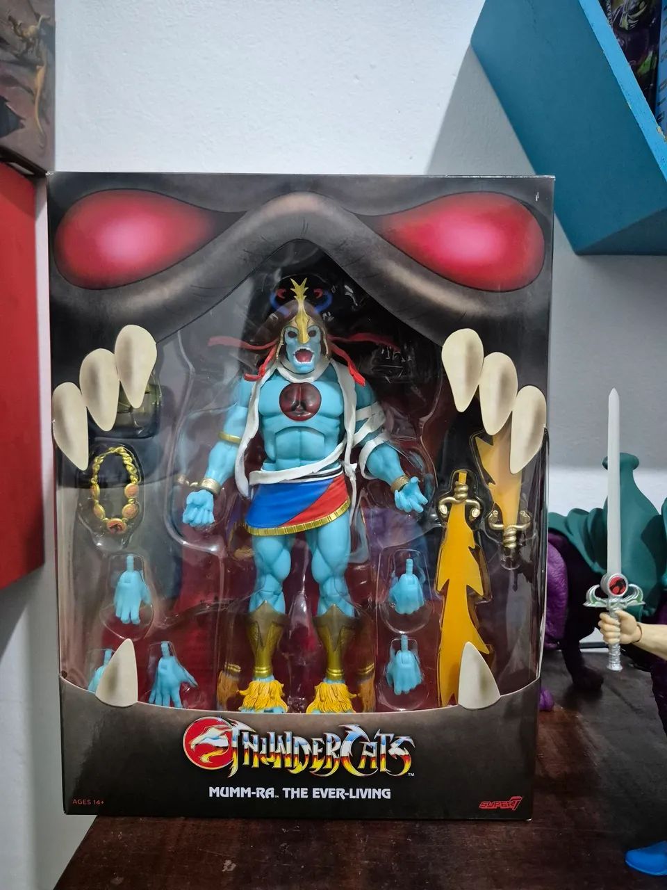 MUMM Ra led Eyes Ultimate Thunder Cats Super7 - Foto 3