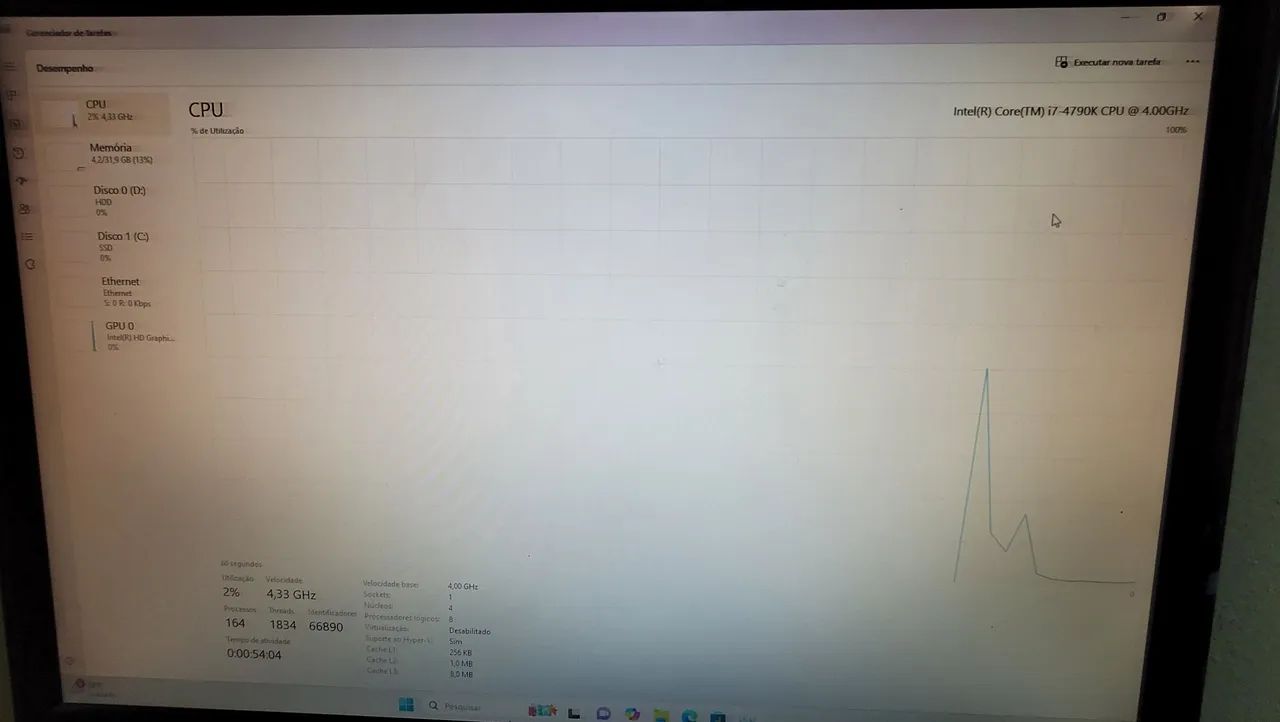 PC Asus intel i7 4790k , 32Gb de memória,  Ssd m.2 256gb  - Foto 4