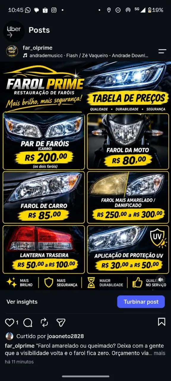 Restauração de faróis - Foto 2