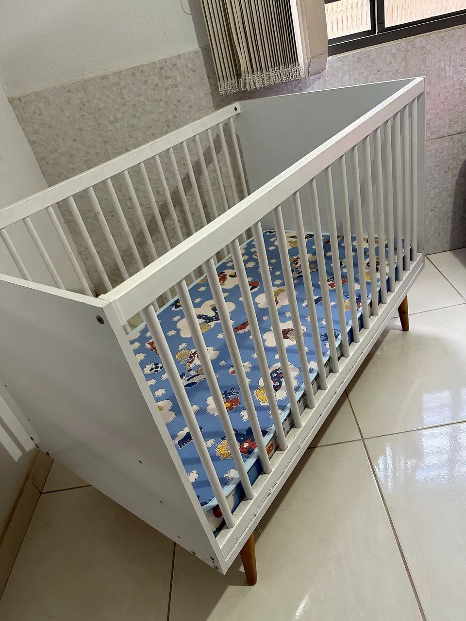 Berço com colchão ortobom