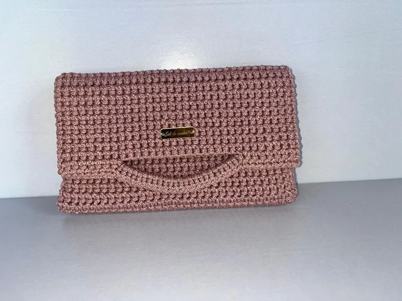 Bolsa Clutch, carteira em Crochê  - Foto 3