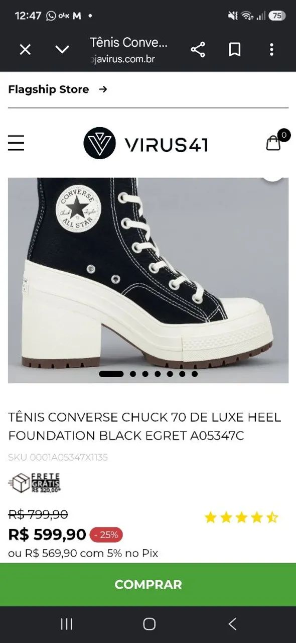 Tênis,  bota allstar