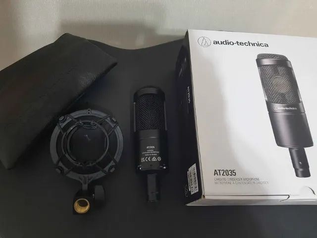 Microfone Áudio Technica AT2035 + Samson Q7 - Foto 5