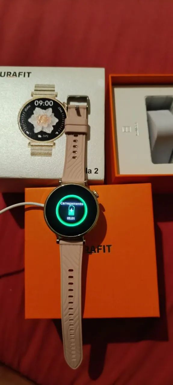 SMARTWATCH ROSA BLUETOOTH AURAFIT ELLA2