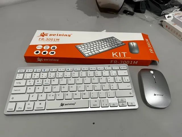 Teclado e Mouse sem fio bluetooth (lacrado) - Foto 5