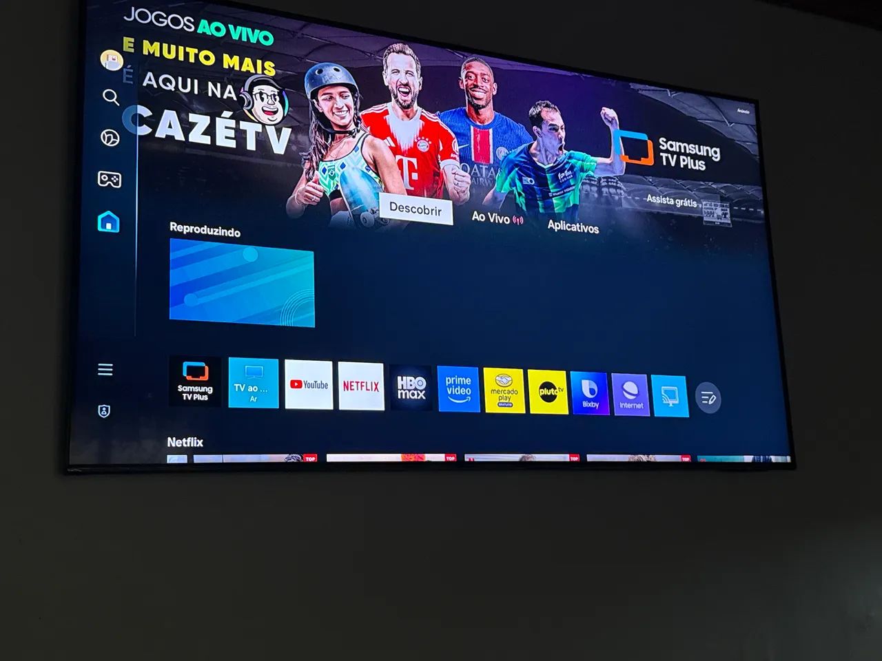 Smart tv qled 4k 60 polegadas controle por voz
