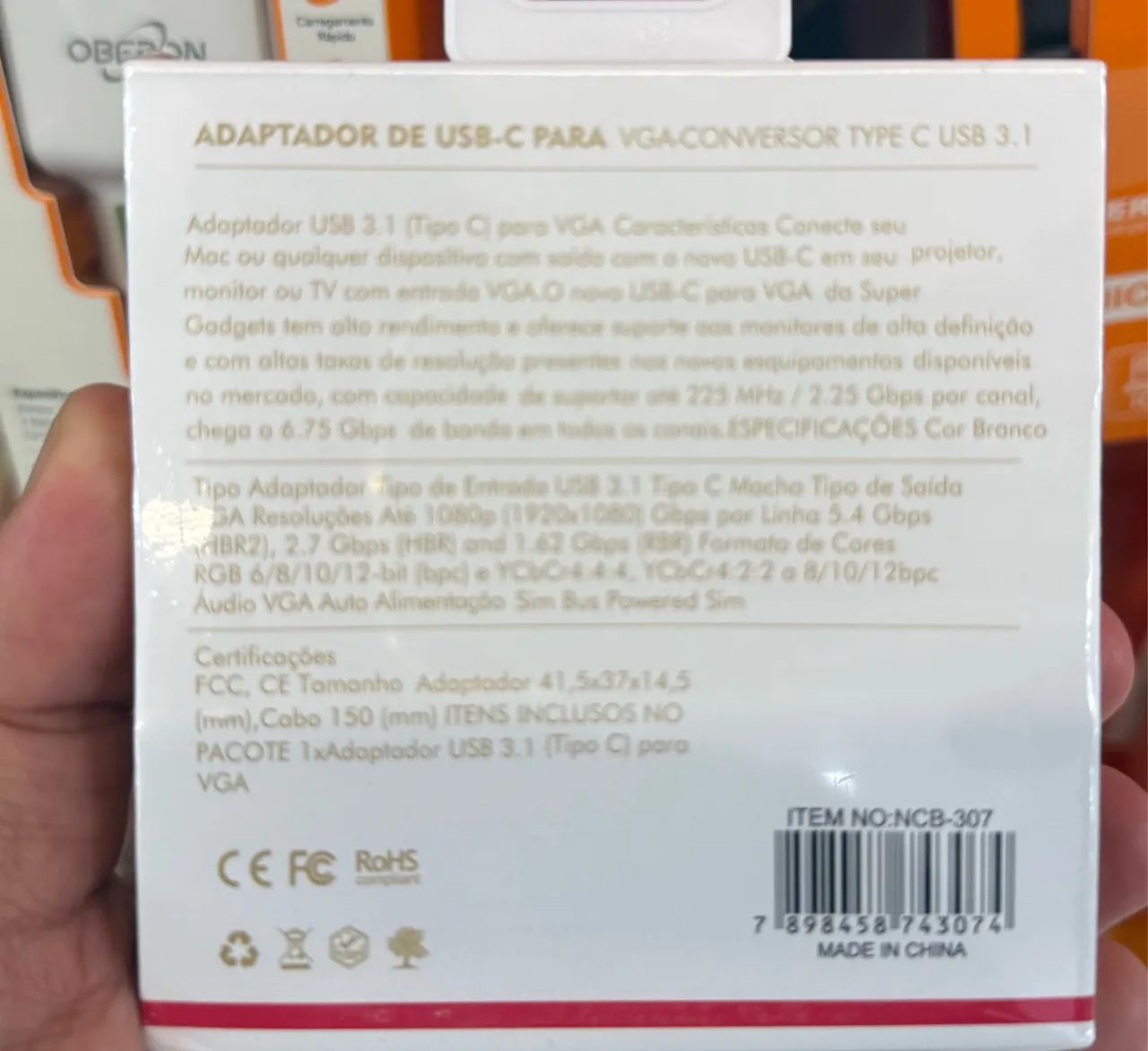 ADAPTADOR DE USB-C PARA VGA-CONVERSOR TYPE C USB 3.1 - Foto 2
