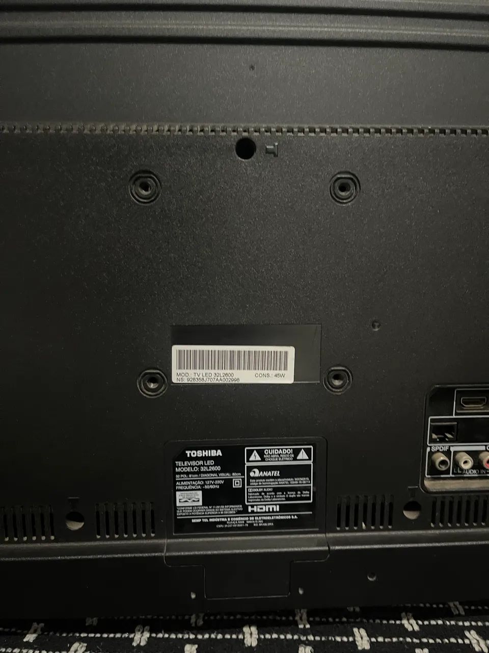 Toshiba LED Modelo 32L2600 SMART - Foto 3
