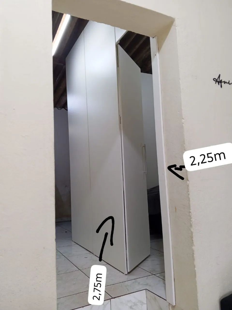 Vendo divisória com porta e fechadura  - Foto 2