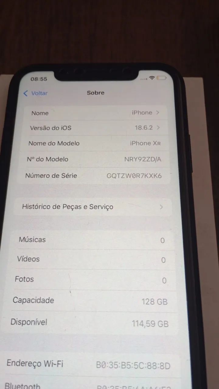 iPhone XR 128GB Preto | Caixa Original | Face ID OK | Desbloqueado