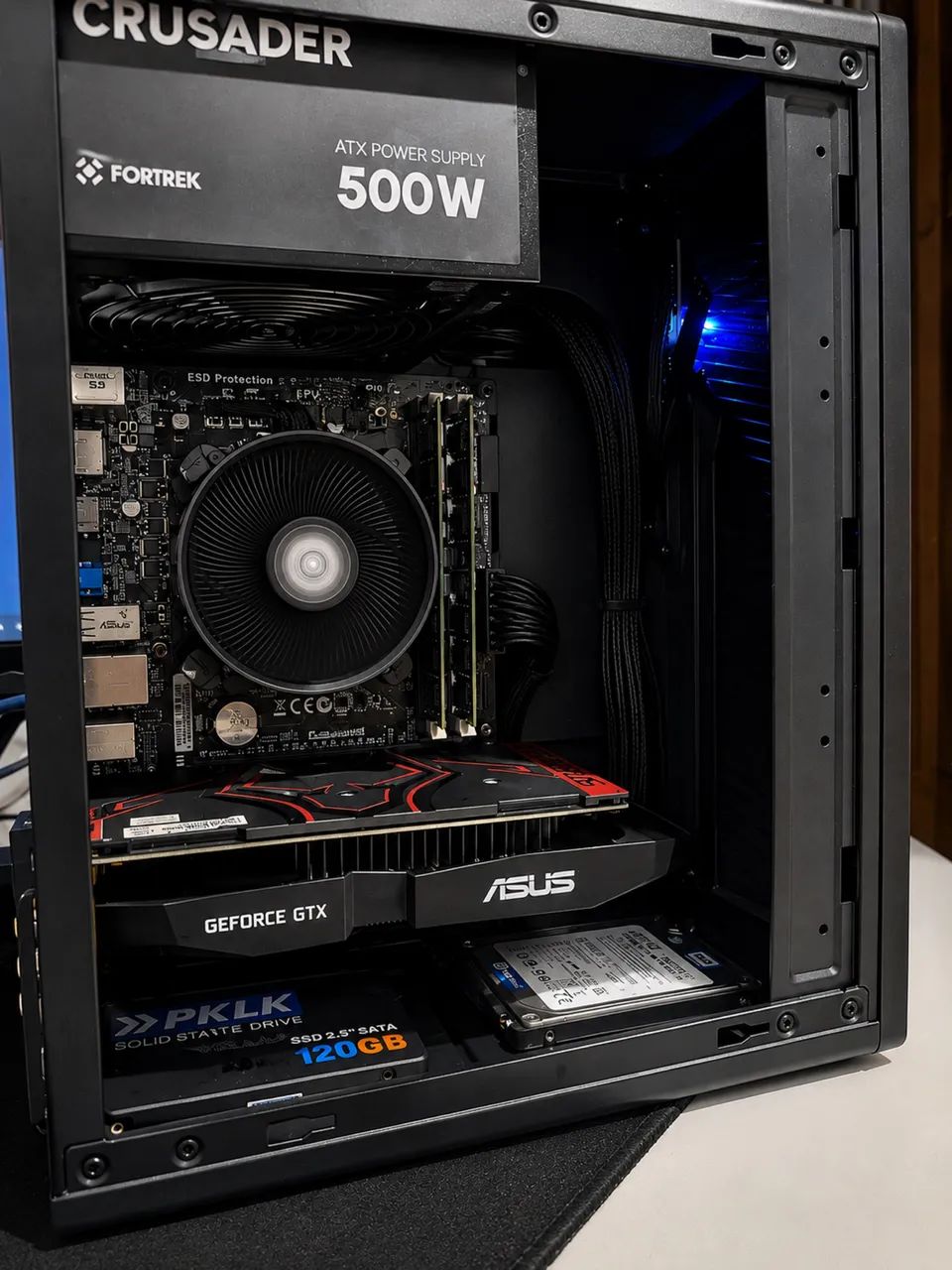 Cpu gamer i7 3770k + gtx 1050 ti 