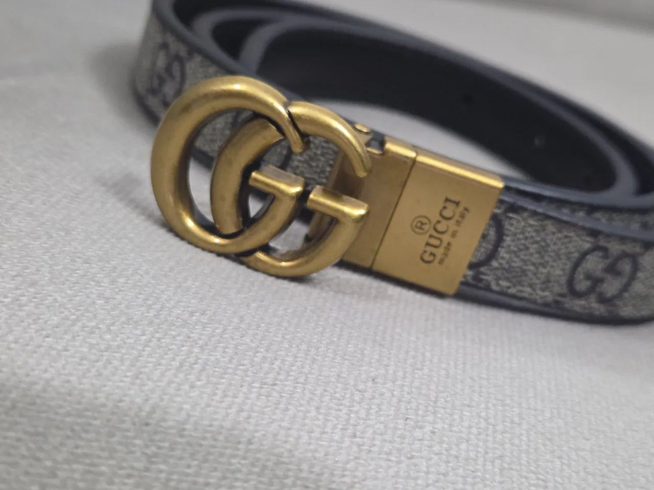 Cinto Gucci Monogram GG Marmont  - Foto 2
