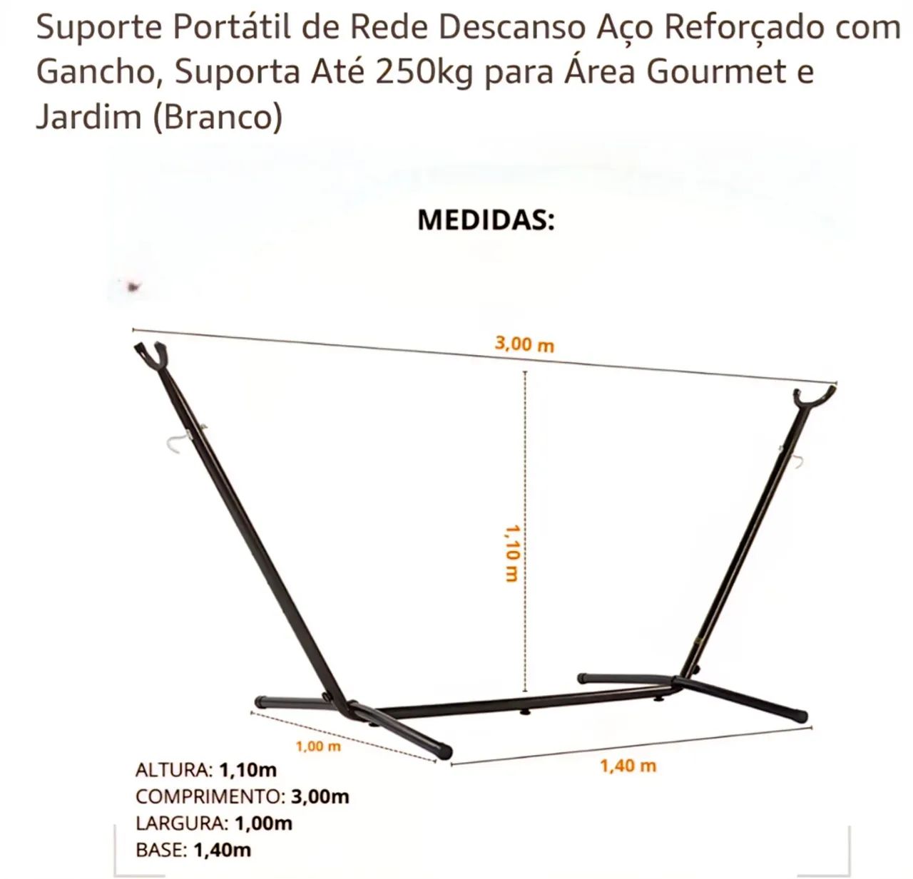 Suporte de rede branco