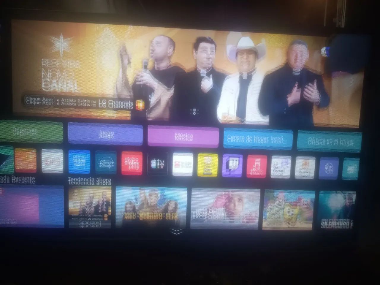 TV LG 32 polegadas nova somente com a tela quebrada