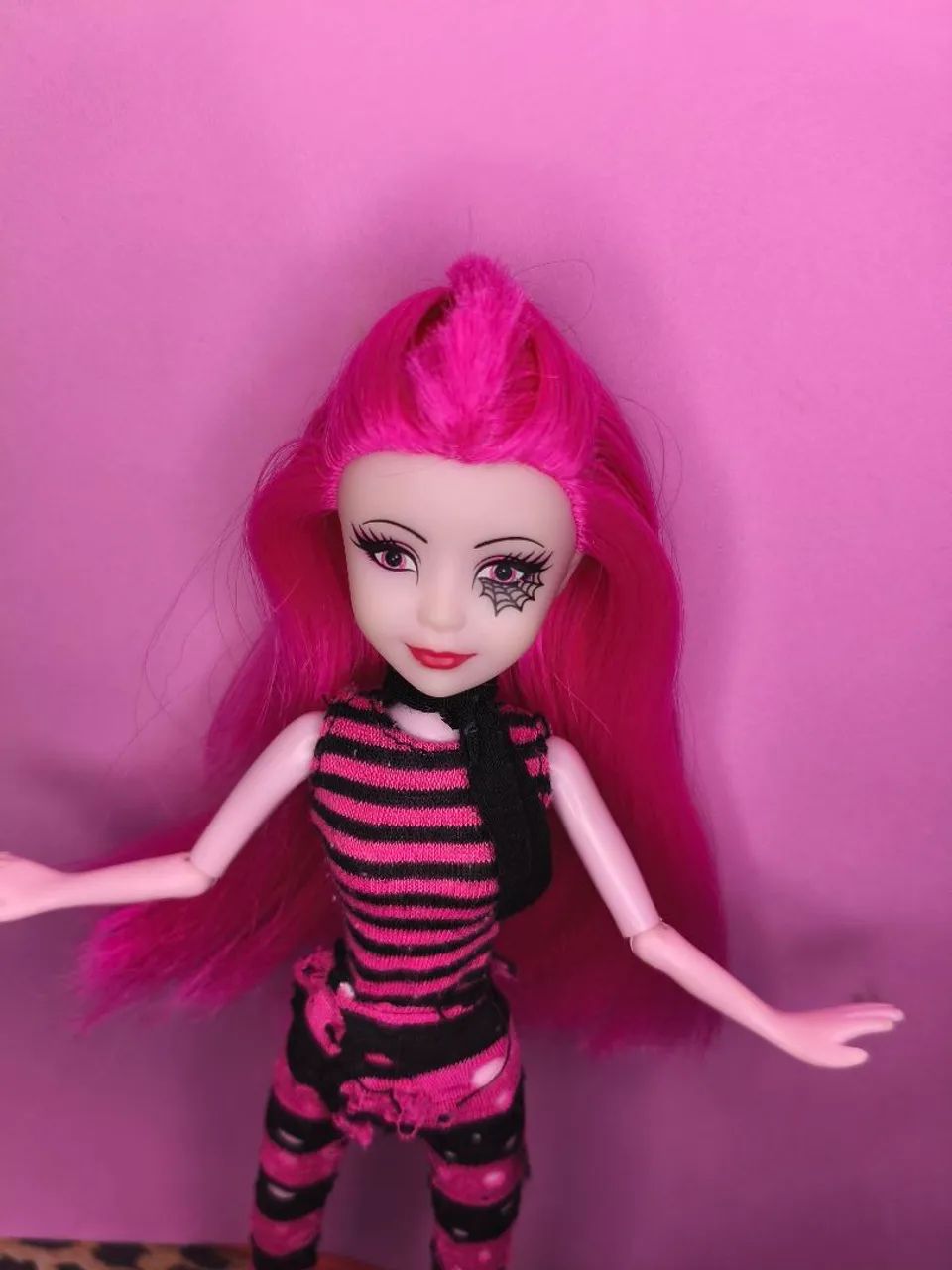 Boneca pixy punks usada rosa  - Foto 2